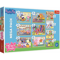 TREFL Puzzle Prasátko Peppa 10v1