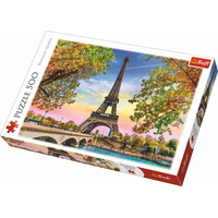 TREFL Puzzle Romantická Paříž 500 dílků
