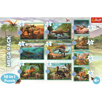 TREFL Puzzle Dinosauři MEGA PACK 10v1