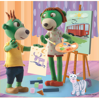 Puzzle Treflíci: Být spolu je fajn 3v1 (20,36,50 dílků)