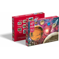 CHERRY PAZZI Puzzle Vesmír nad měsíčním horizontem 1000 dílků