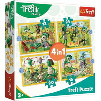 Puzzle Treflíci: Zábava 4v1 (12,15,20,24 dílků)