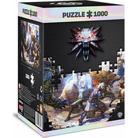 GOOD LOOT Puzzle Witcher - Geralt & Triss in Battle 1000 dílků
