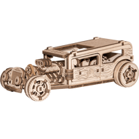 WOODEN CITY 3D puzzle Automobil Hot Rod 141 dílů