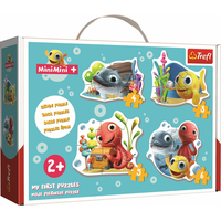 TREFL Baby puzzle Rybka MiniMini 4v1 (3,4,5,6 dílků)