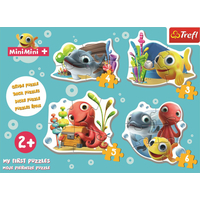 TREFL Baby puzzle Rybka MiniMini 4v1 (3,4,5,6 dílků)