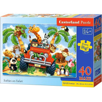 CASTORLAND Puzzle Dobráci na safari MAXI 40 dílků