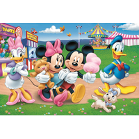 TREFL Oboustranné puzzle Mickey Mouse: Na pouti SUPER MAXI 24 dílků