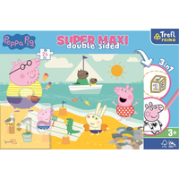 TREFL Oboustranné puzzle Prasátko Peppa SUPER MAXI 24 dílků