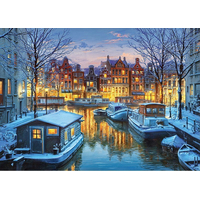 CHERRY PAZZI Puzzle Amsterdam v noci 1000 dílků