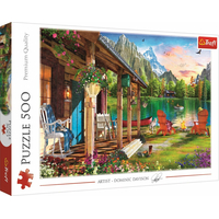 TREFL Puzzle Chata v horách 500 dílků