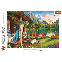 TREFL Puzzle Chata v horách 500 dílků