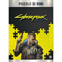 GOOD LOOT Puzzle Cyberpunk 2077 - Keyart male V (muž) 500 dílků
