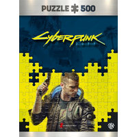 GOOD LOOT Puzzle Cyberpunk 2077 - Keyart male V (muž) 500 dílků