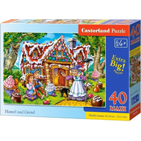 CASTORLAND Puzzle Jeníček a Mařenka MAXI 40 dílků