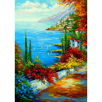 ENJOY Puzzle Městečko u moře 1000 dílků