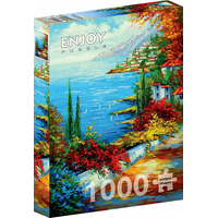 ENJOY Puzzle Městečko u moře 1000 dílků