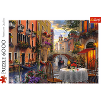 TREFL Puzzle Romantická večeře 6000 dílků