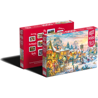 CHERRY PAZZI Puzzle Stmívání v zimě 1000 dílků