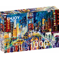 ENJOY Puzzle Světla New Yorku 1000 dílků
