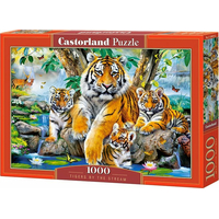 CASTORLAND Puzzle Tygři u řeky 1000 dílků