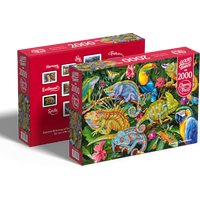 CHERRY PAZZI Puzzle Úžasní chameleoni 2000 dílků