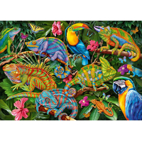 CHERRY PAZZI Puzzle Úžasní chameleoni 2000 dílků