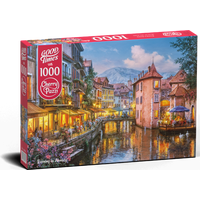 CHERRY PAZZI Puzzle Večer v Annecy 1000 dílků