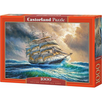 CASTORLAND Puzzle Plachetnice na moři 1000 dílků