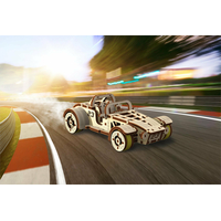 WOODEN CITY 3D puzzle Automobil Roadster 111 dílů