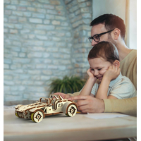 WOODEN CITY 3D puzzle Automobil Roadster 111 dílů