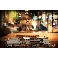 WOODEN CITY 3D puzzle Express s tendrem a kolejemi 580 dílů