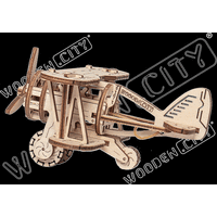 WOODEN CITY 3D puzzle Dvouplošník 63 dílů