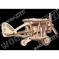 WOODEN CITY 3D puzzle Dvouplošník 63 dílů