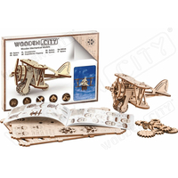 WOODEN CITY 3D puzzle Dvouplošník 63 dílů