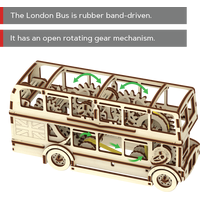 WOODEN CITY 3D puzzle Londýnský autobus 216 dílů