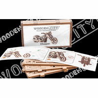 WOODEN CITY 3D puzzle mini Widgets: Chopper 22 dílků