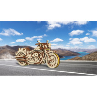 WOODEN CITY 3D puzzle Motocykl Cruiser V-Twin 168 dílů