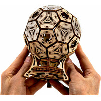 WOODEN CITY 3D puzzle Multifunkční organizér - Fotbalový míč 175 dílů
