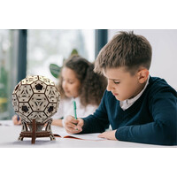WOODEN CITY 3D puzzle Multifunkční organizér - Fotbalový míč 175 dílů