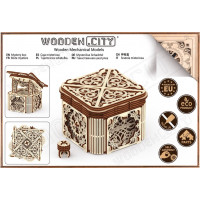 WOODEN CITY 3D puzzle Tajemná schránka 176 dílů