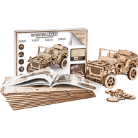 WOODEN CITY 3D puzzle Terénní vůz - džíp 4x4, 570 dílků