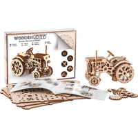 WOODEN CITY 3D puzzle Traktor 164 dílů