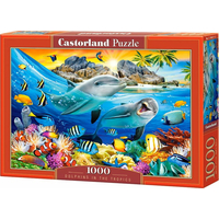CASTORLAND Puzzle Delfíni v tropech 1000 dílků