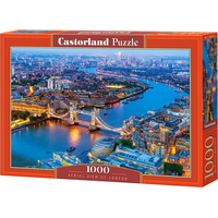CASTORLAND Puzzle Letecký pohled na Londýn 1000 dílků