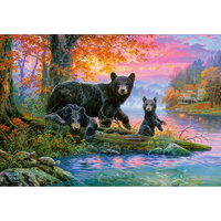CASTORLAND Puzzle Medvědi na lovu 1000 dílků