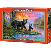 CASTORLAND Puzzle Medvědi na lovu 1000 dílků