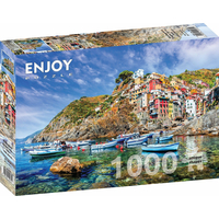 ENJOY Puzzle Riomaggiore, Cinque Terre, Itálie 1000 dílků