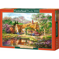 CASTORLAND Puzzle Soumrak u rybníka 3000 dílků