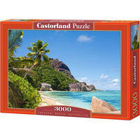 CASTORLAND Puzzle Tropická pláž, Seychely 3000 dílků